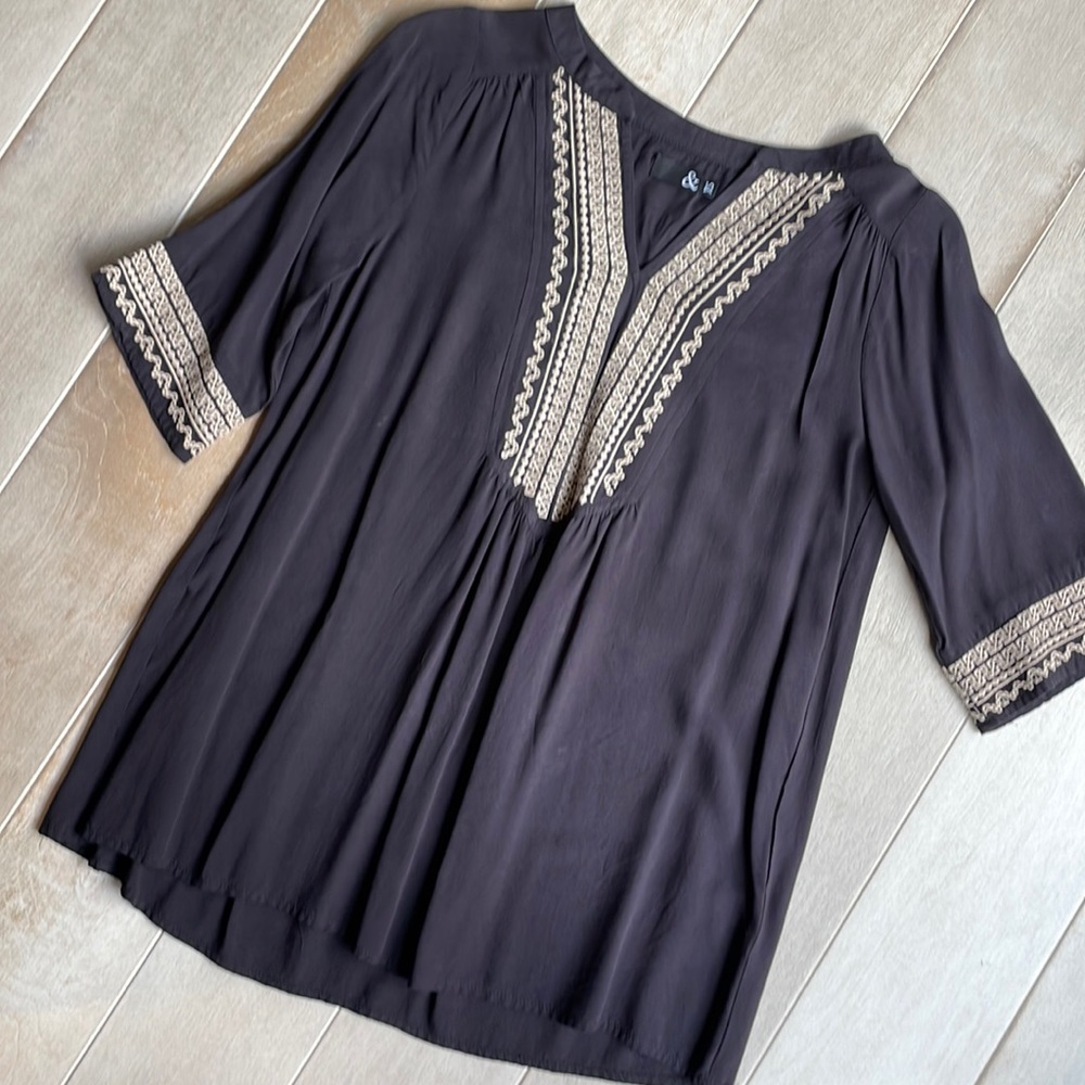 Embroidered top